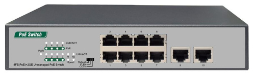 Коммутатор PoE TSn-8P10U